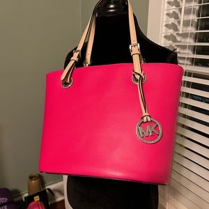 Hot Pink Michael Kors Small Tote